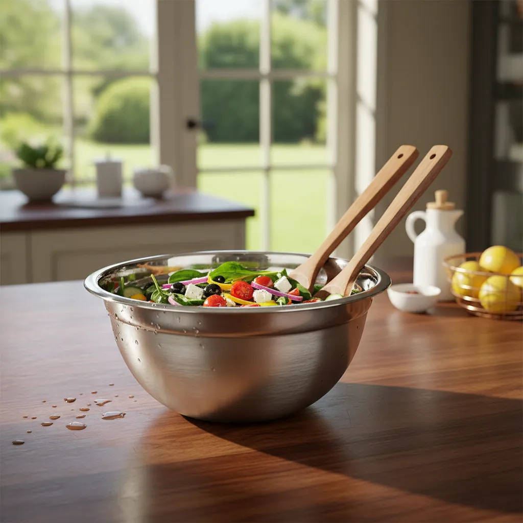 Bols Bowls Ensaladera Recipiente Acero Inoxidable 28cm- 5lts