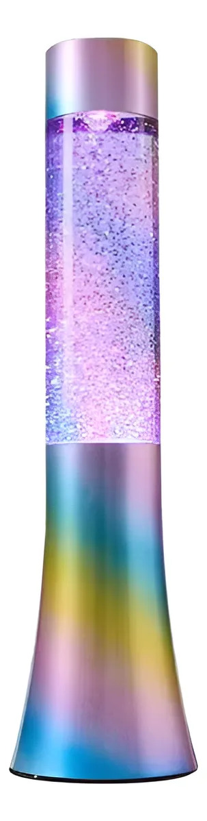 Lampara Decorativa Glitter Arcoiris Usb Anko 8,5x33cm