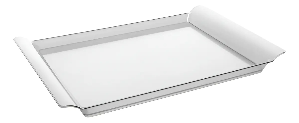 Bandeja Rectangular Grande Para Servir 43,8×28,8x4cm Natural