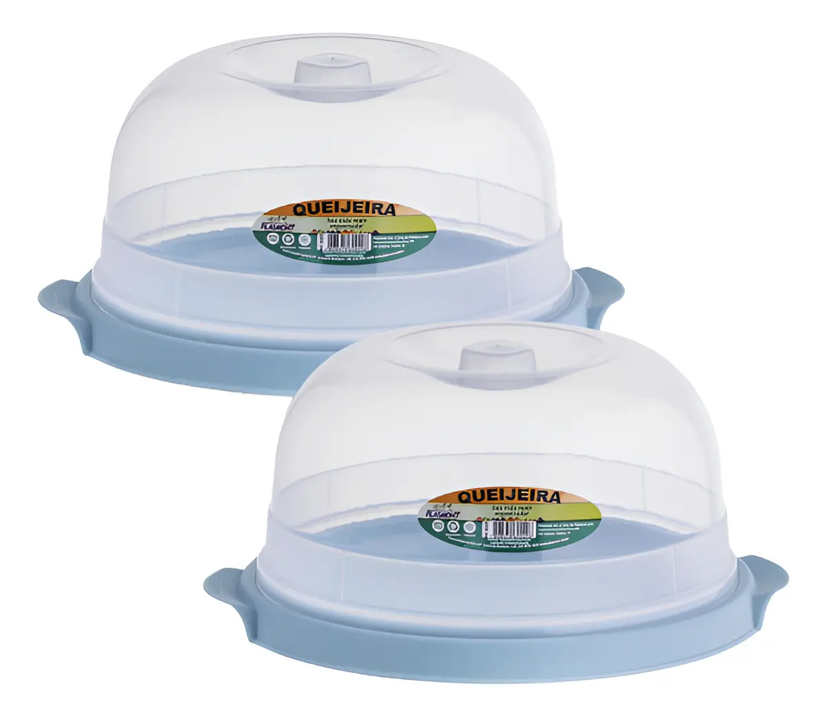 Pack X 2und Quesera Recipiente Campana Plasmont