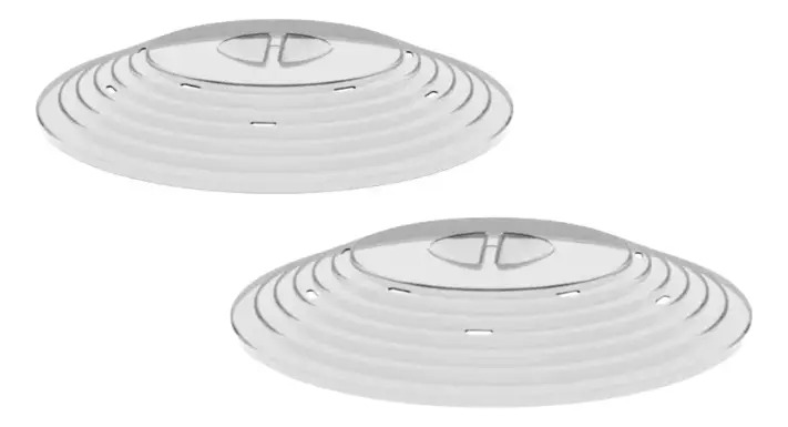 Pack X 2und Tapa De Microondas Plastica 30cm
