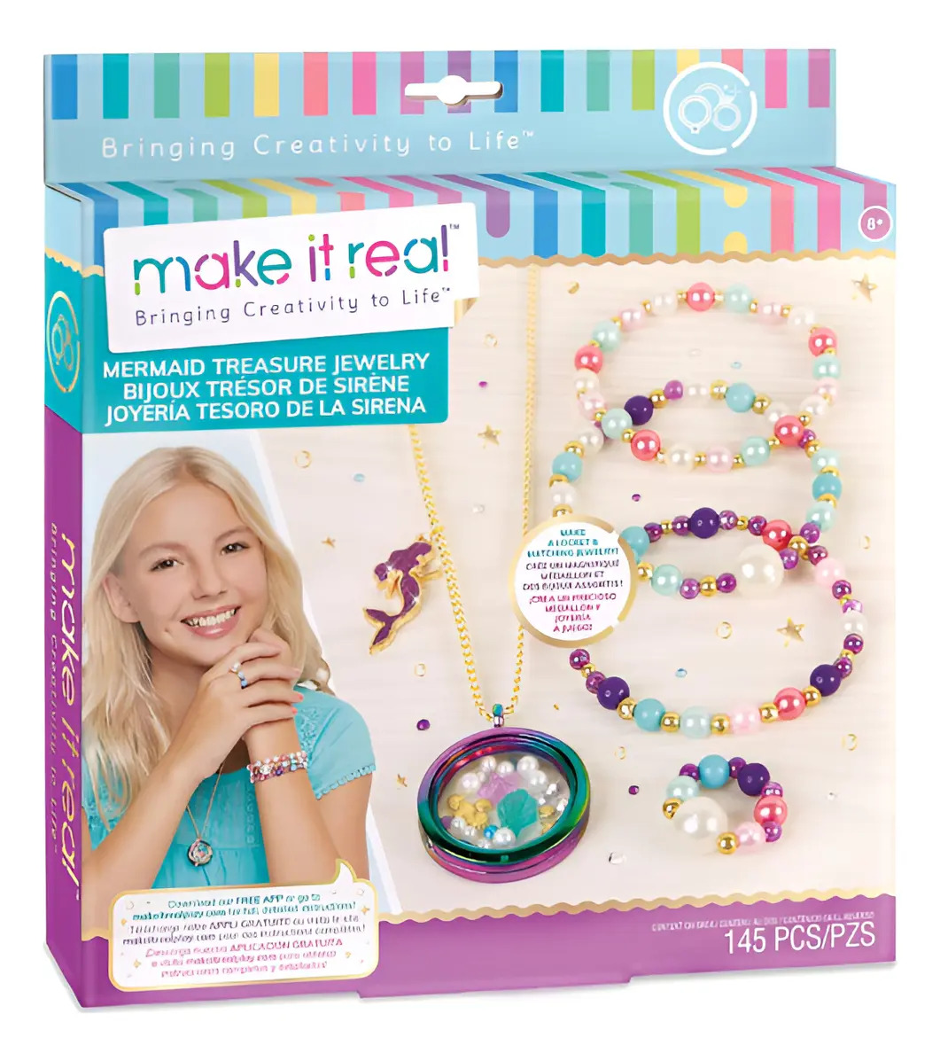 Set Kit Para Crear Pulseras Make It Real – Mermaid