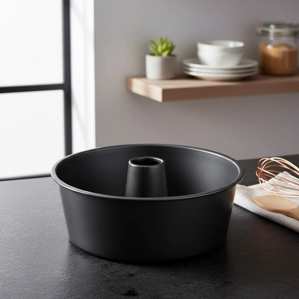 Molde Flan Budinera Cono De Teflon Antiadherente 26cm