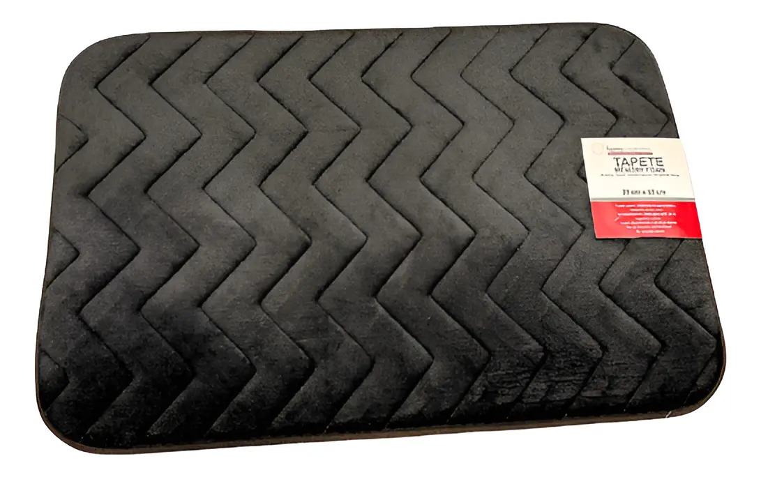 Alfombra De Baño Memory Foam Antideslizante 59x39cm
