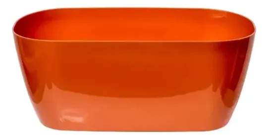 Maceta Jardinera De Plastico Color Lisa Bosco Gemplast Nro32