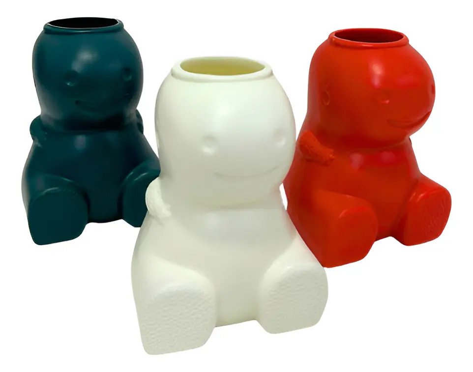 Pack X 3 Und Porta Maceta P/tunas Decorativa Plastico Dino