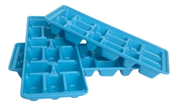 Pack X 3und Cubetera Hielera De Plastico 15 Cubos