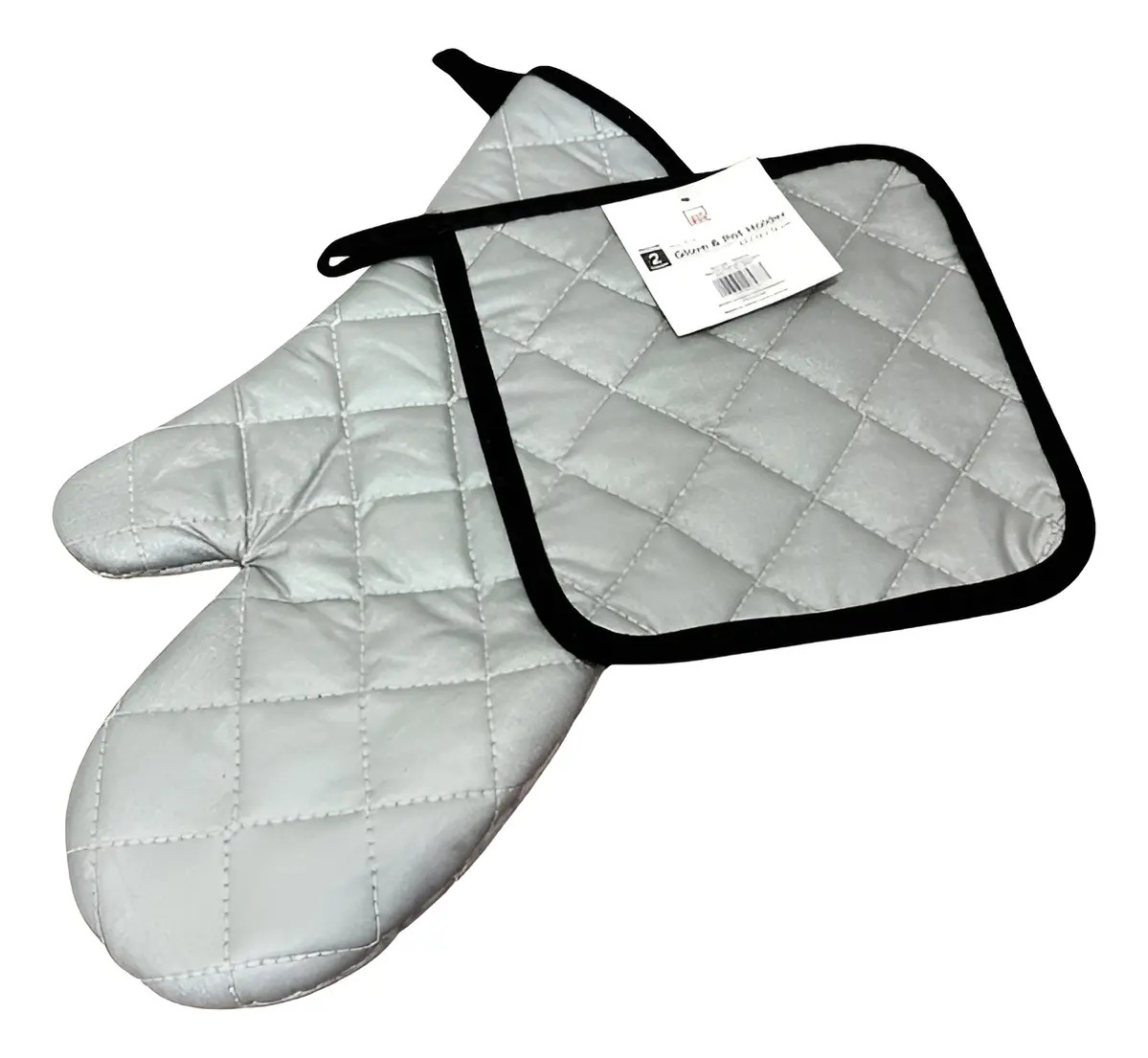 Set Posa Fuente Cuadrado 18.5cm + Guante Manopla Gris 33cm