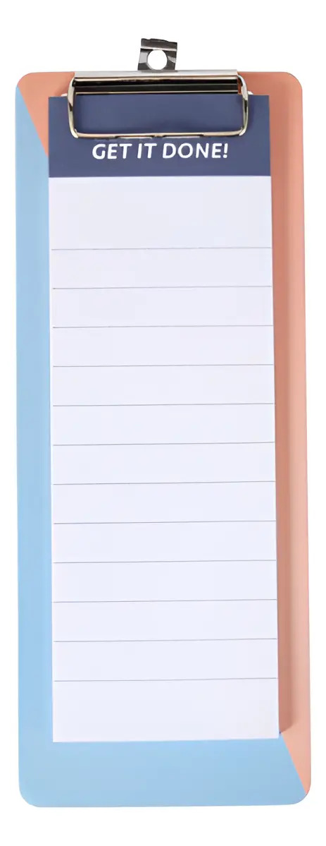 Tabla Porta Hojas Con Libreta De Notas Clipboard