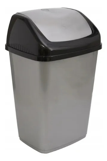 Basurero Tacho Papelera Con Tapa Basculante Vaiven 35 Lts