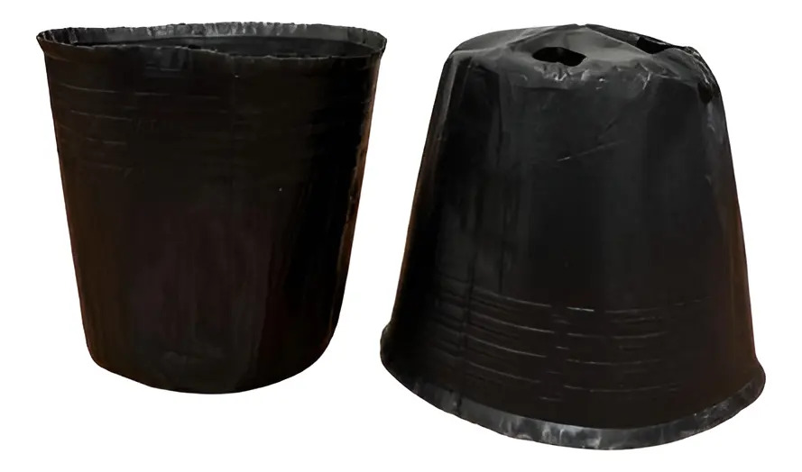 Pack 500 Macetas Descartables Vivero Tipo Bolsa 8.5×7.8cm