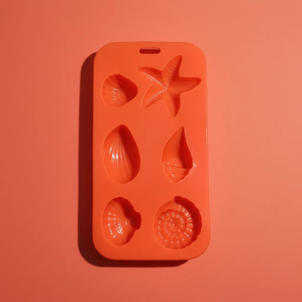 Molde De Silicona Con Forma De Mar Para Chocolate Jabones