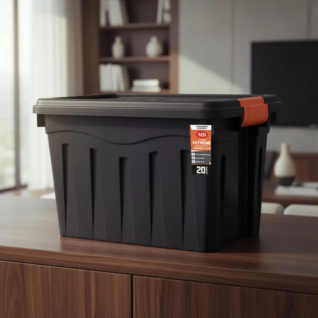 Mb – Caja Organizadora 20l Cerradura Clip 29.3x43x27,5 Cm