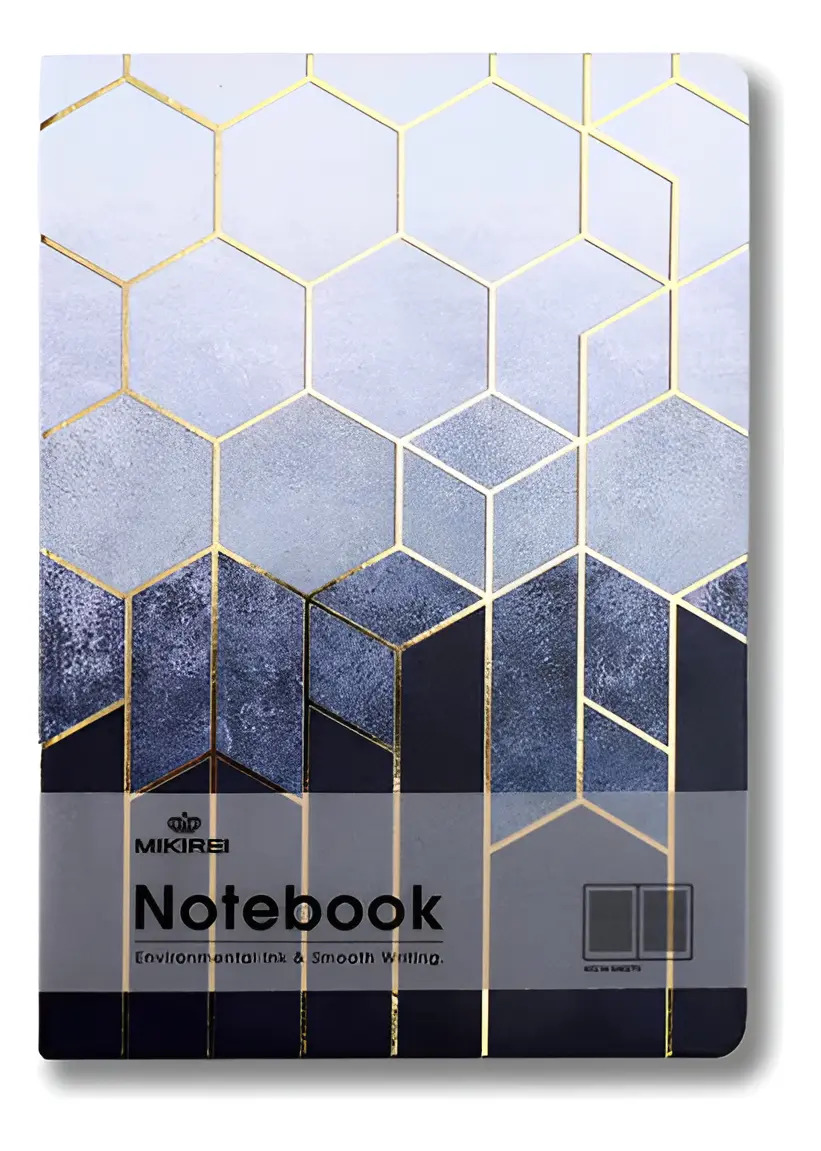 Libreta A5 Tapa Dura con Diseño 96 Hojas + Lapicera de Regalo